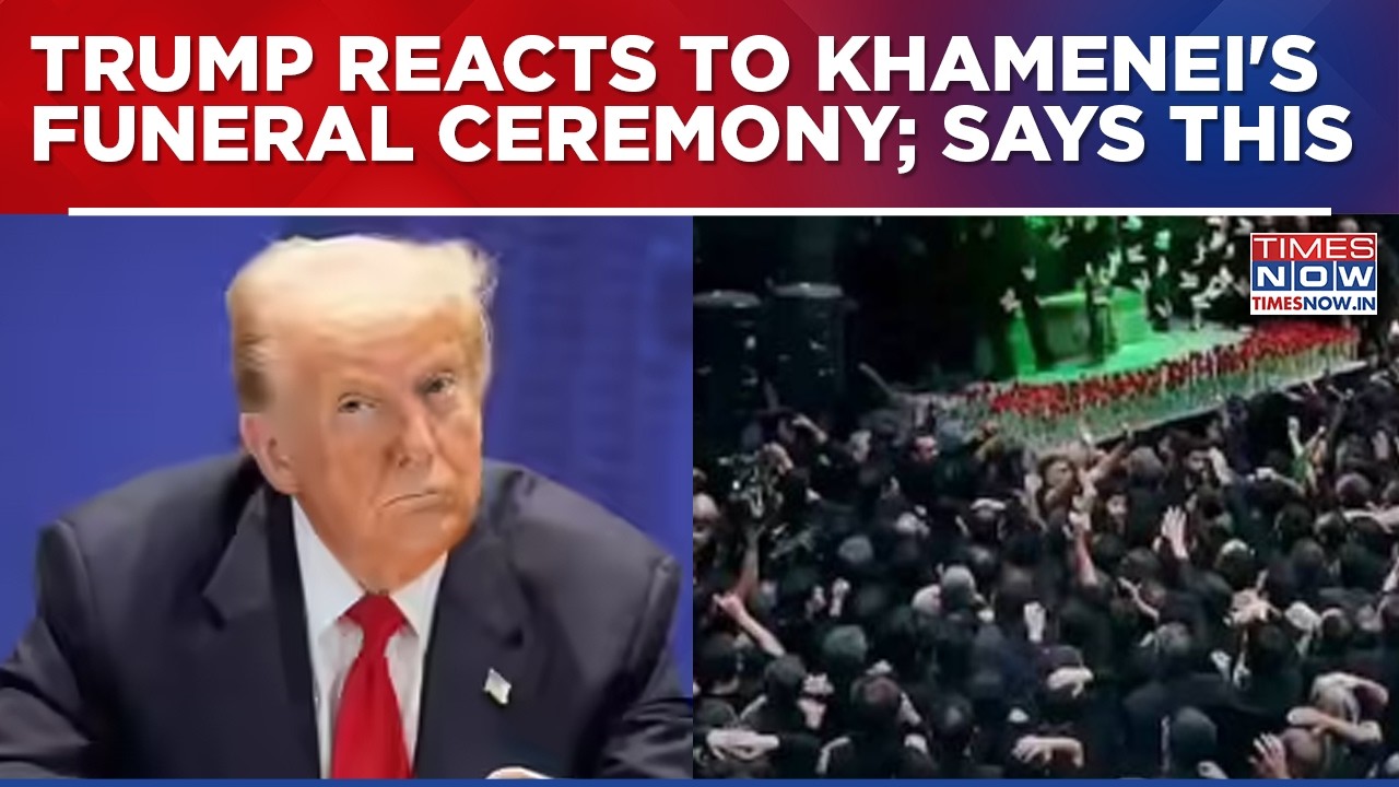 Ali Khamenei Funeral: Trump Reacts After Seeing Mourners Crying At Tehran Ceremony, Says This