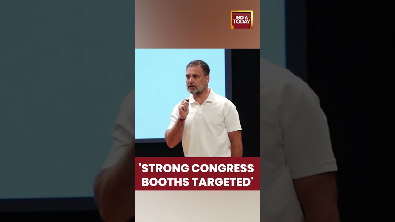 Rahul Gandhi Alleges of Strong Booths of Congress Being Targeted | #rahulgandhipressconference