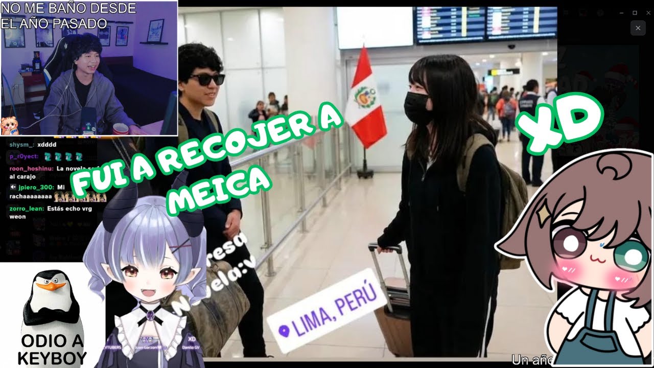 Key dice que fue a recojer a Meica al aeropuerto XD💕