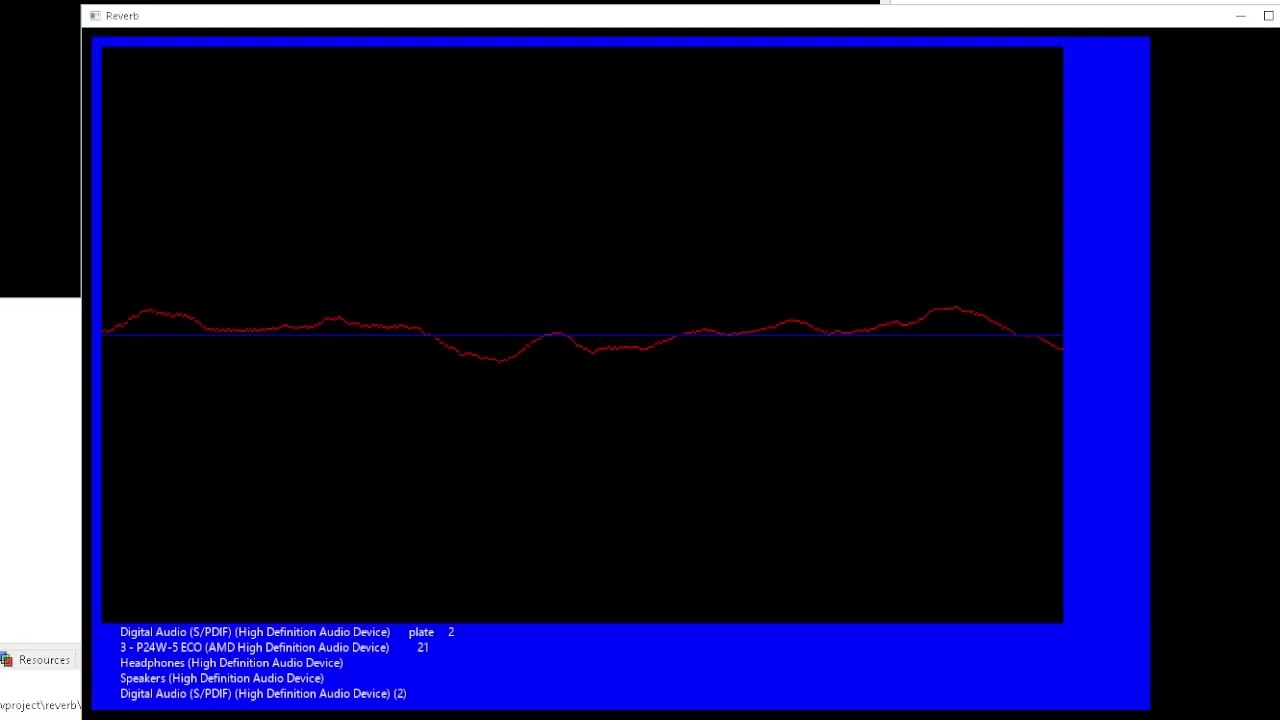 Test of new reverberator