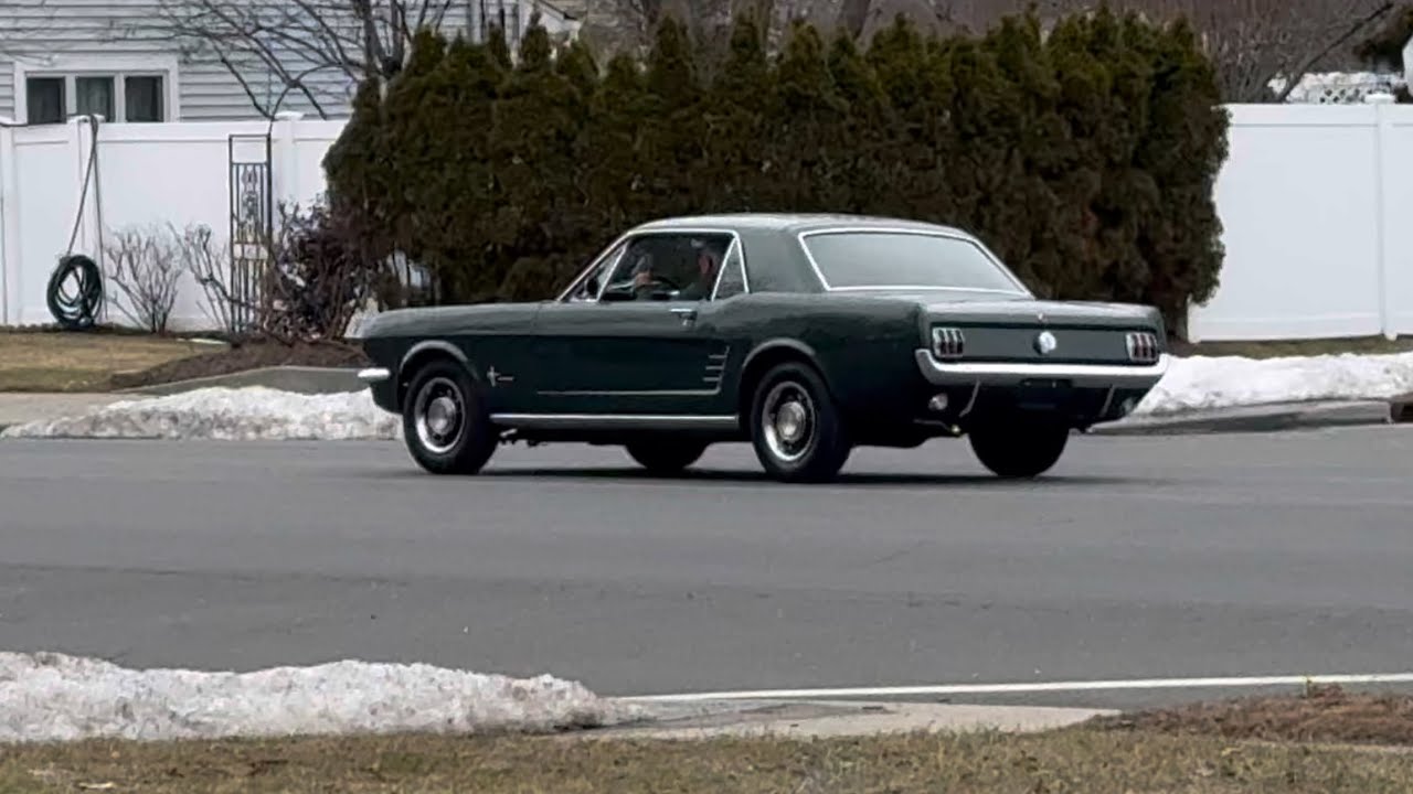 First drive in over 43 years Glenn is back behind the wheel of his mustang 