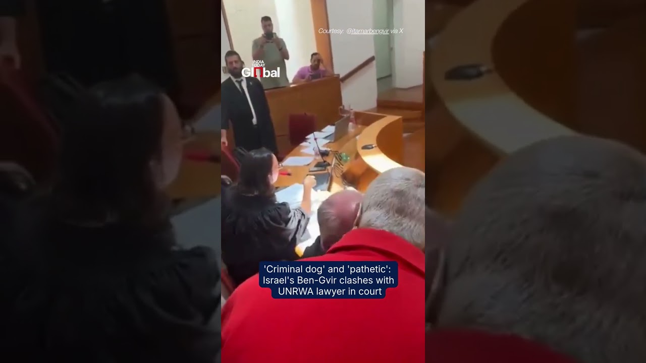 Ben Gvir, Lawyer Clash During Israel Supreme Court UNRWA Hearing