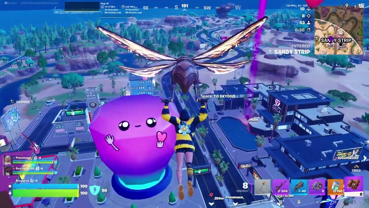 Fortnite Bonabok C7S1, Trio with Mike and Tim, TRIO for the win in Asia server but Mike was down
