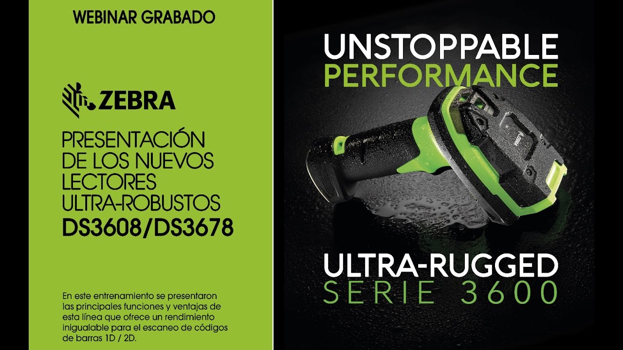 Lector ULTRA ROBUSTO 3600 de Zebra