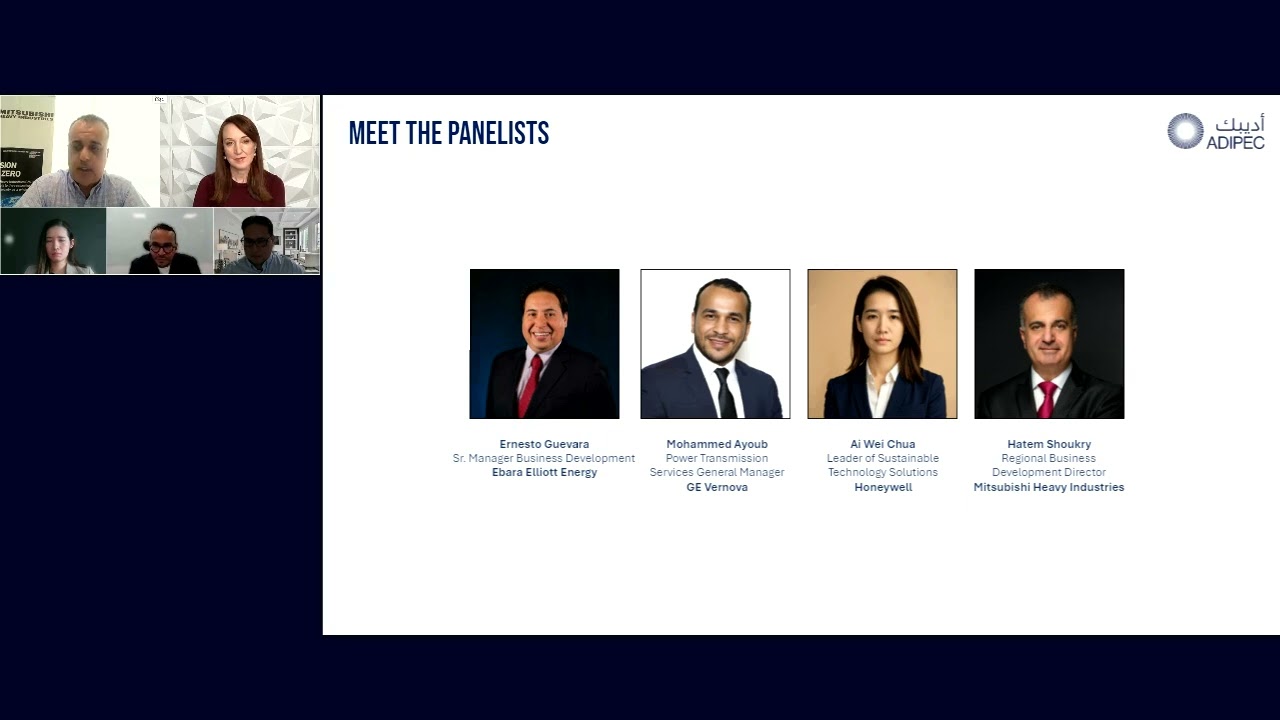 ADIPEC Decarbonisation in Energy Webinar