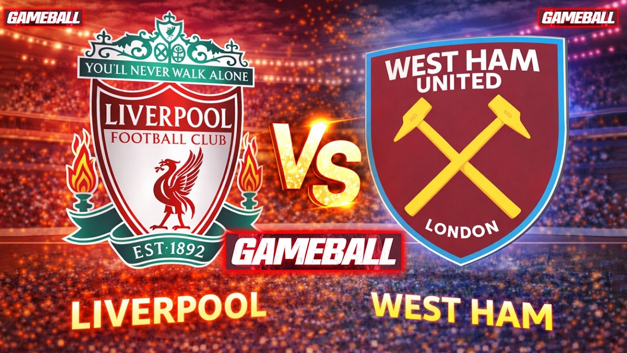 🔴LIVE : Liverpool vs West Ham | ENGLAND CHAMPIONSHIP 26 #liverpool    #westham   #epl