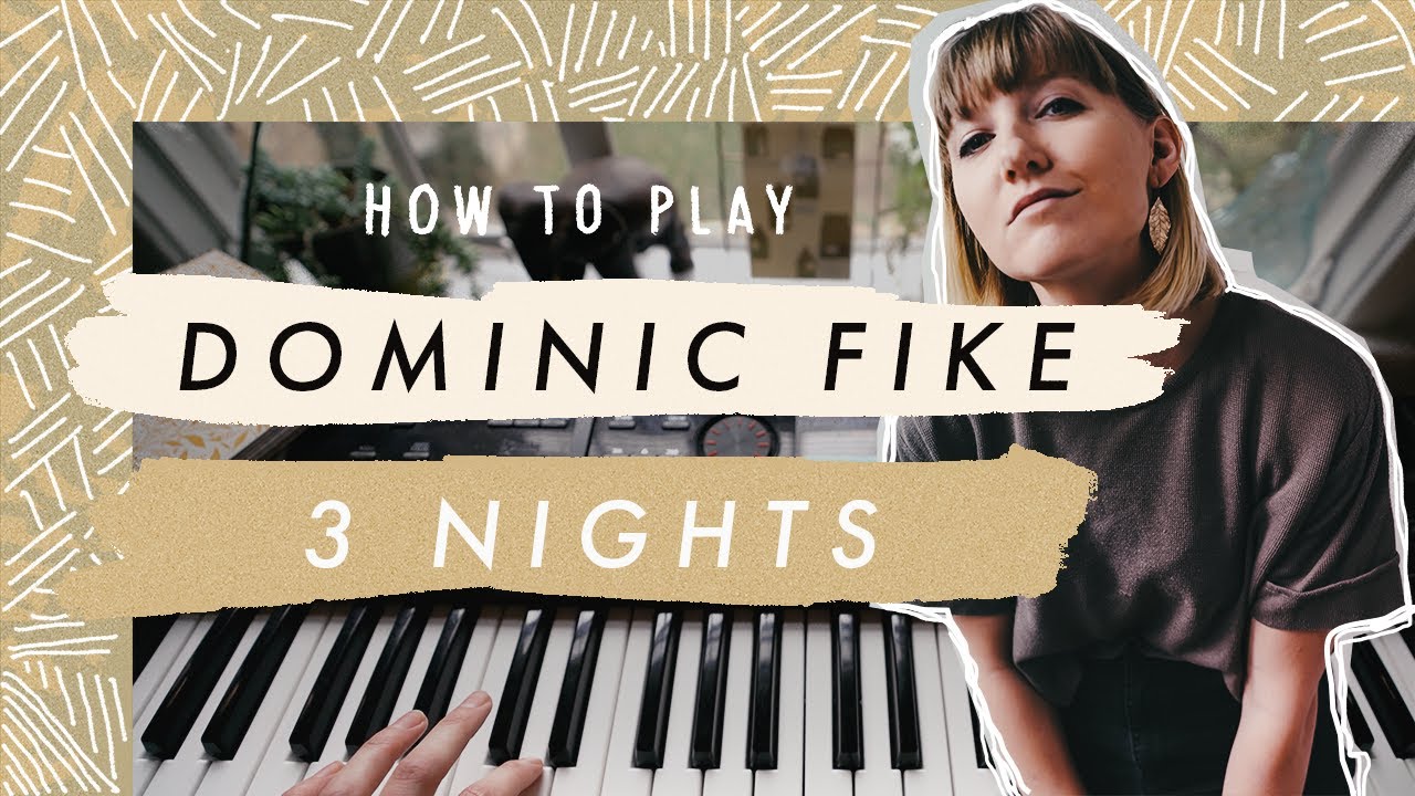 How To Play - 3 Nights by Dominic Fike | Easy Piano How To
