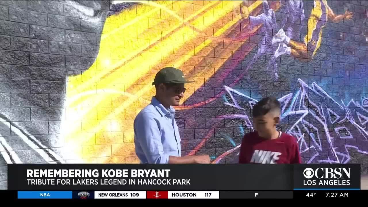 La Brea Mural Honors Kobe Bryant
