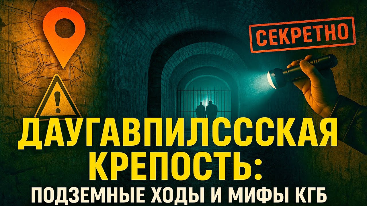 ИСТОРИЯ НА НОЧЬ! Даугавпилсская крепость: подземные ходы и мифы КГБ
