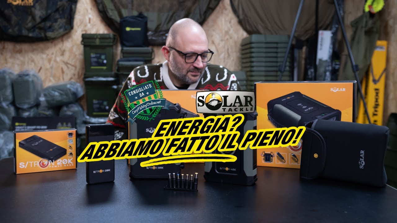 Solar s-tron power bank, energia a non finire | Consigliato da Carpfishingonline 247