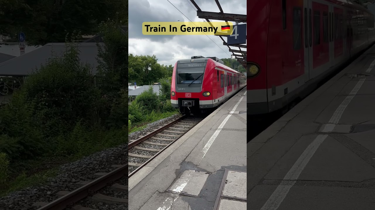 S-Bahn Train In Munich Germany