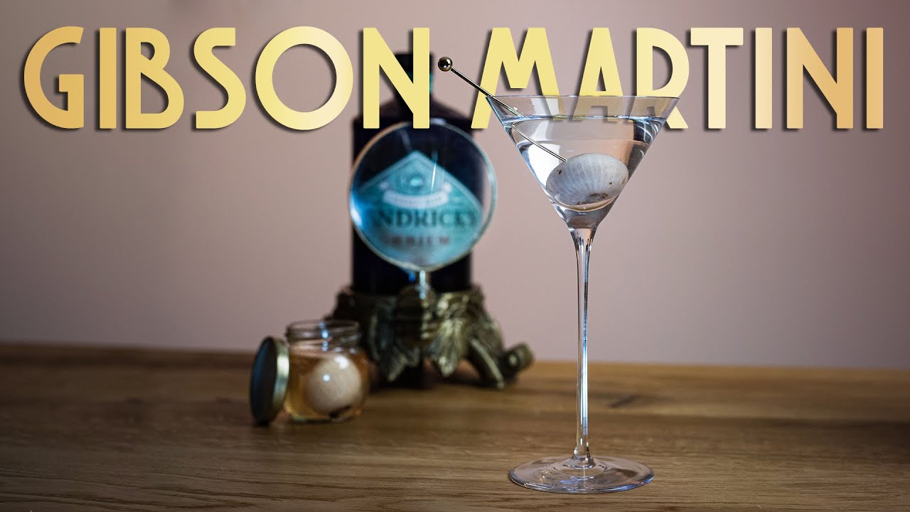 GIBSON Martini with Hendrick's Gin