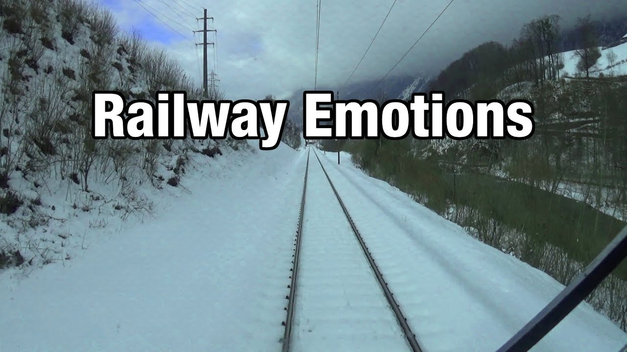 🚆 Cab ride in the first batch of snow (S6 Schwanden - Rapperswil)