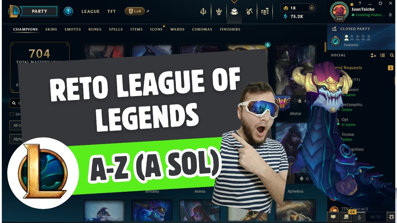 FUE UNA PENA TERRIBLE LE CAYÓ UN METEORITO MIENTRAS CRUZABA LA CALLE | A-Z ASol LEAGUE OF LEGENDS
