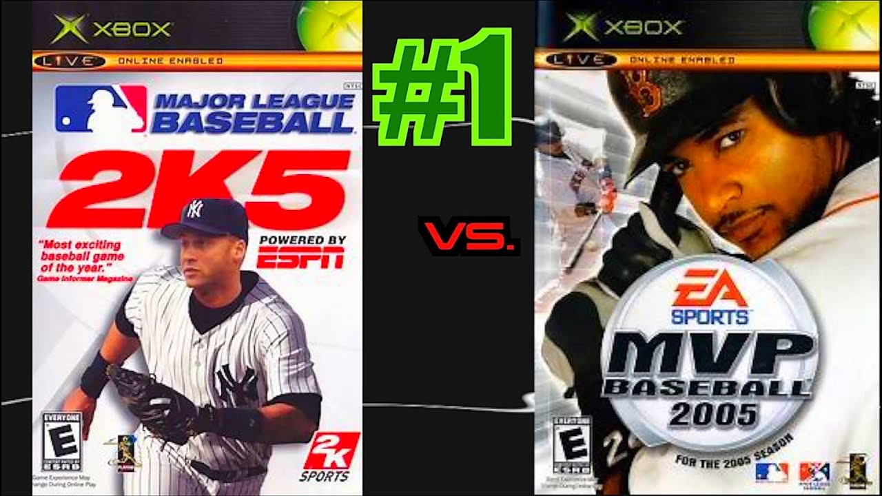 MVP BASEBALL 2005 VS MLB 2K5 (XBOX)
