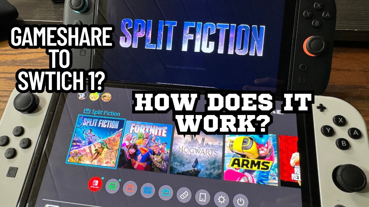 Split Fiction Gameshare from Nintendo Switch 2 to Switch 1