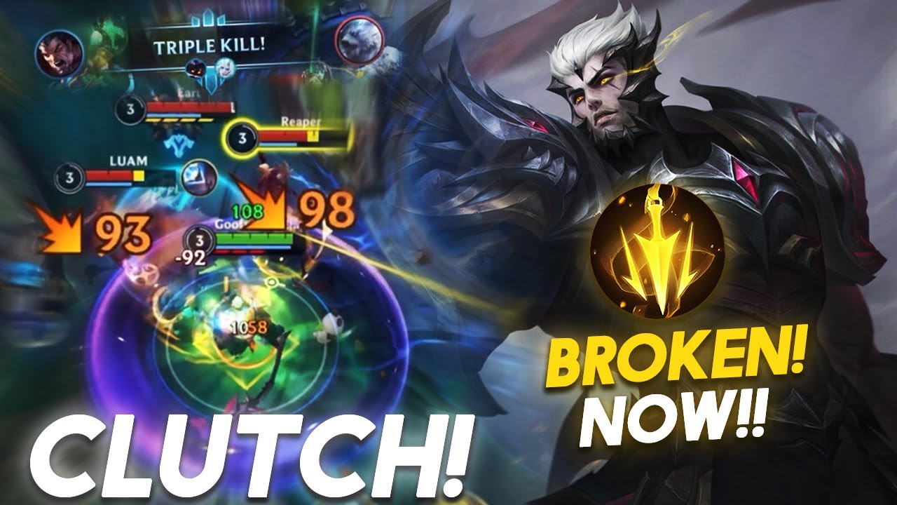 LETHAL TEMPO DARIUS BECOMING BROKEN NOW!! | CLUTCH TRIPLE KILL | WILDRIFT