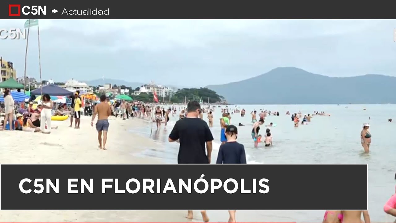 C5N en BRASIL: TURISMO ARGENTINO en las PLAYAS DE FLORIANÓPOLIS