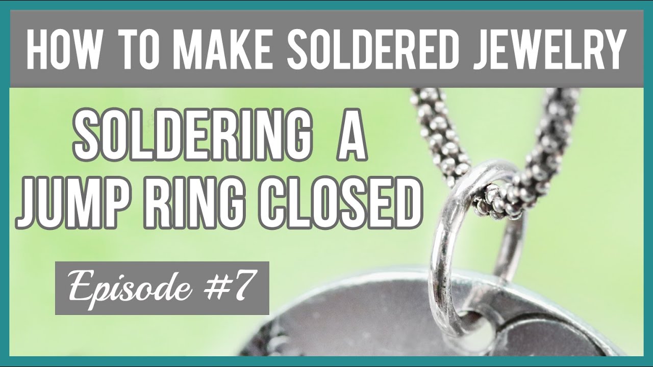 How to Make Soldered Jewelry, Episode #7 - Soldering a Jump Ring Closed