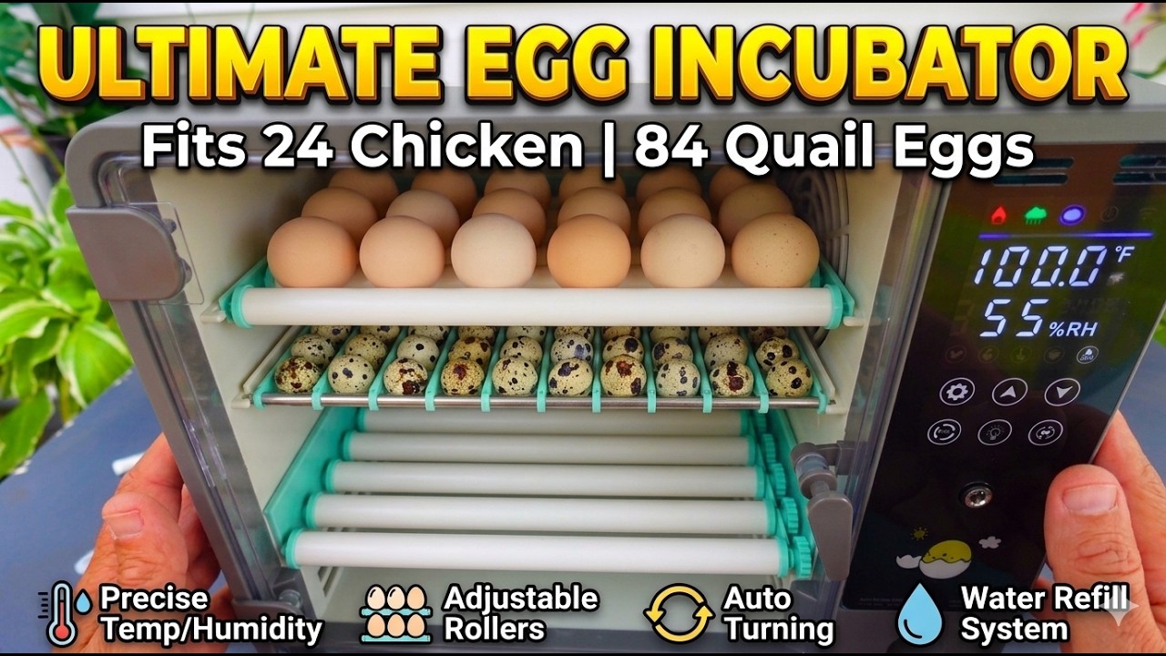 Egg Incubator for Hatching Chickens - Setup/Review