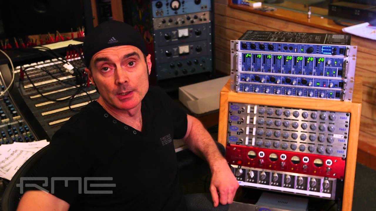 Virgil Donati about RME Fireface UFX and Micstasy