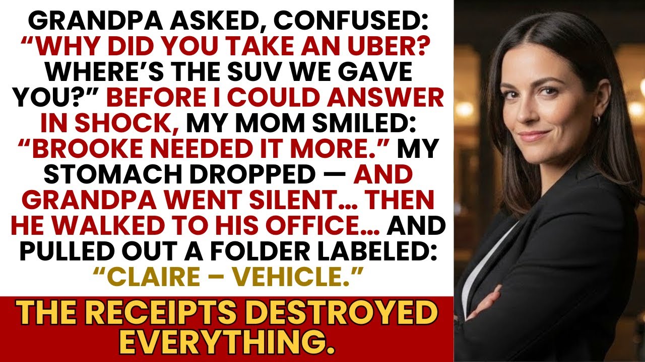 Why Did You Take an Uber?” My Grandpa Asked. “Where’s the SUV We Gave You?” Then I…