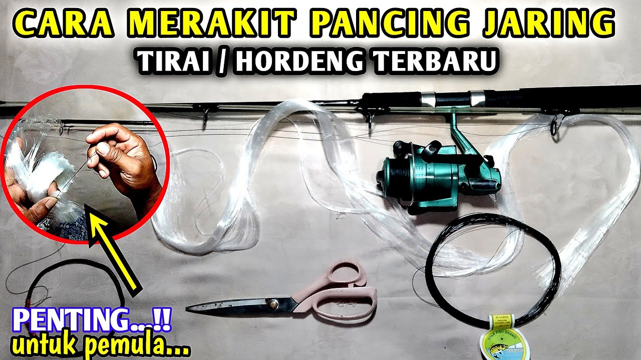 CARA MERAKIT PANCING JARING HORDENG / TIRAI ‼️ TERBARU 2023 