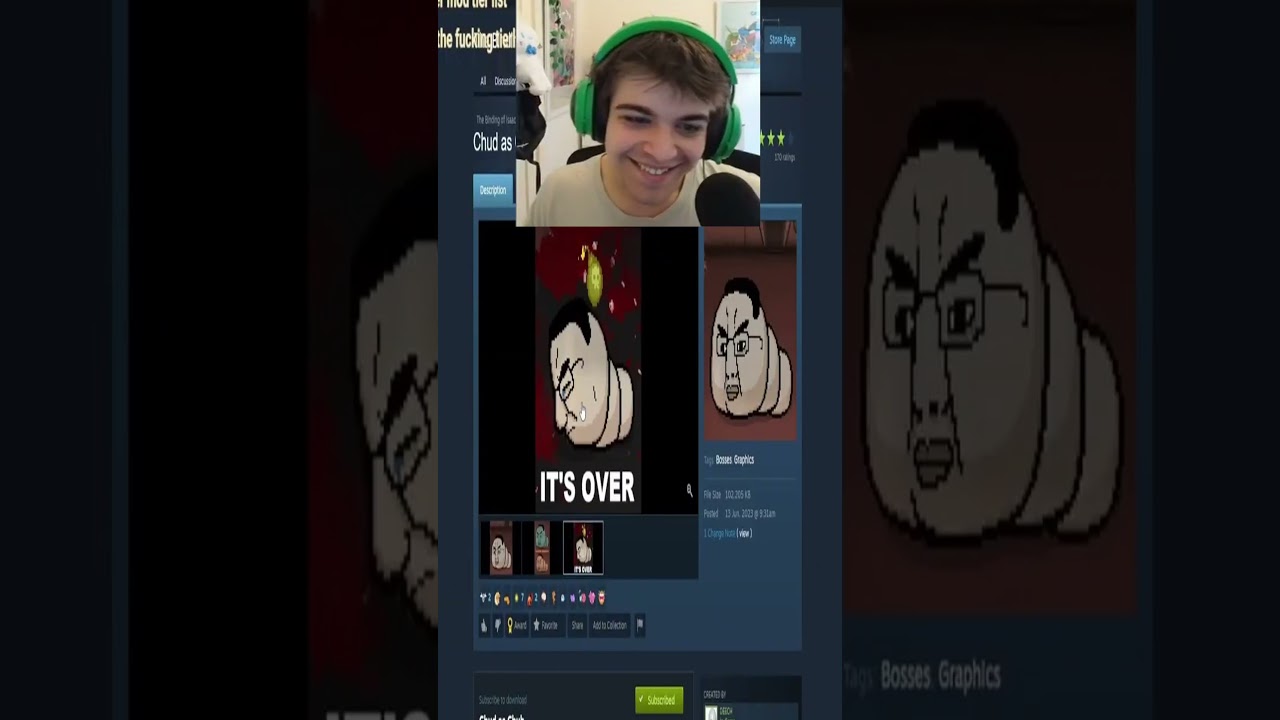Do NOT look at the Isaac Steam Workshop!! #isaacrepentance