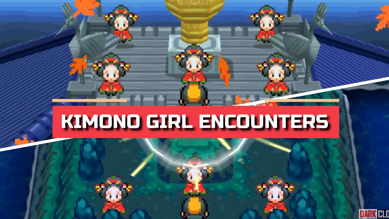 Pok&eacute;mon HeartGold & SoulSilver All KIMONO GIRL Encounters