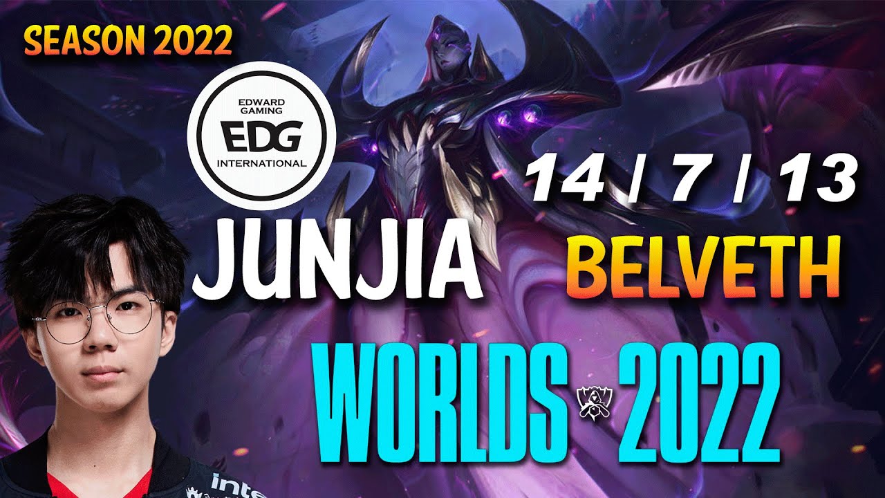 EDG Junjia BEL'VETH vs KINDRED Jungle - NA Ranked - WORLDS 2022
