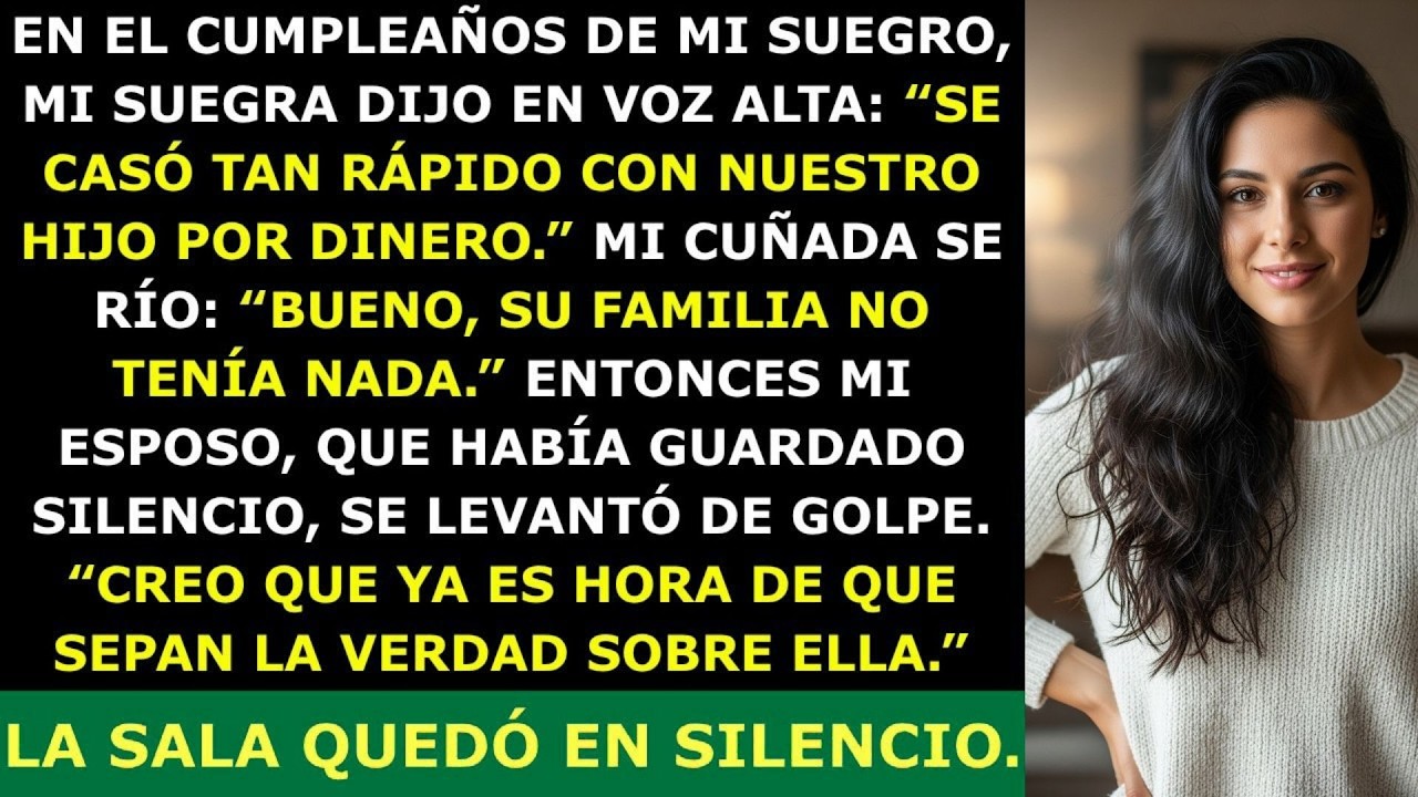 Mis Suegros Dijeron que Me Casé por Dinero… Hasta que Mi Esposo Reveló la Verdad