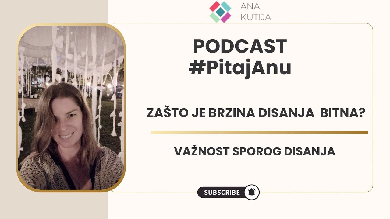 Zašto je brzina disanja bitna?