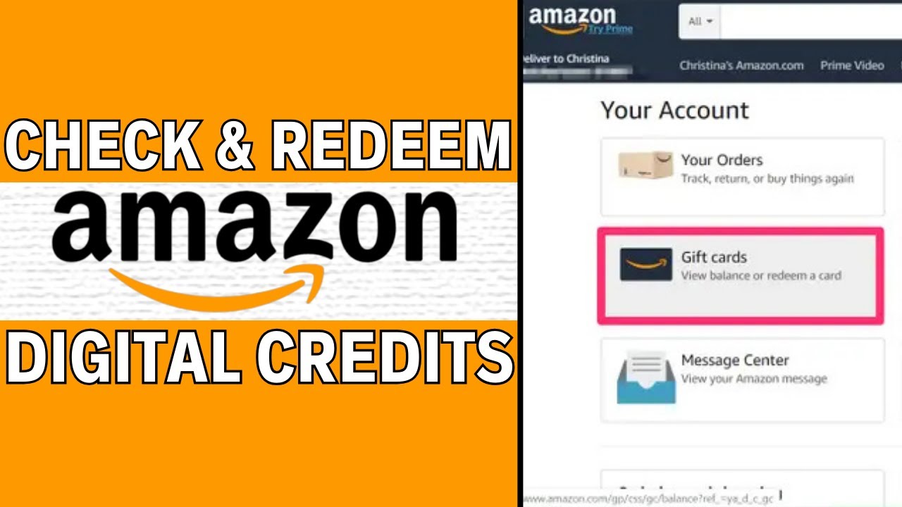 How to REDEEM Digital Credits on Amazon (Latest Guide)