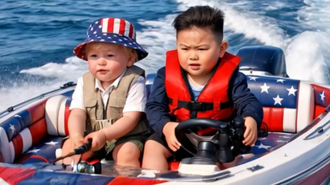 Baby Trump & Baby Kim Go Fishing — The Funniest Work Ethic Fight!