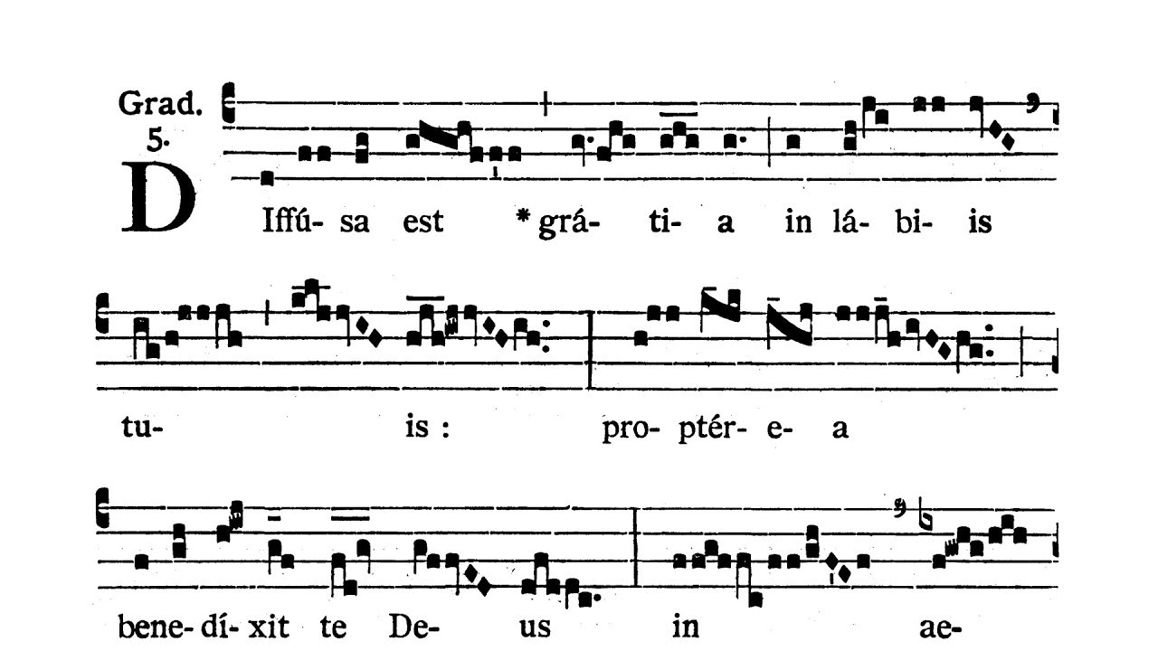 In Annuntiatione Beatae Mariae Virginis - Graduale (Diffusa est)