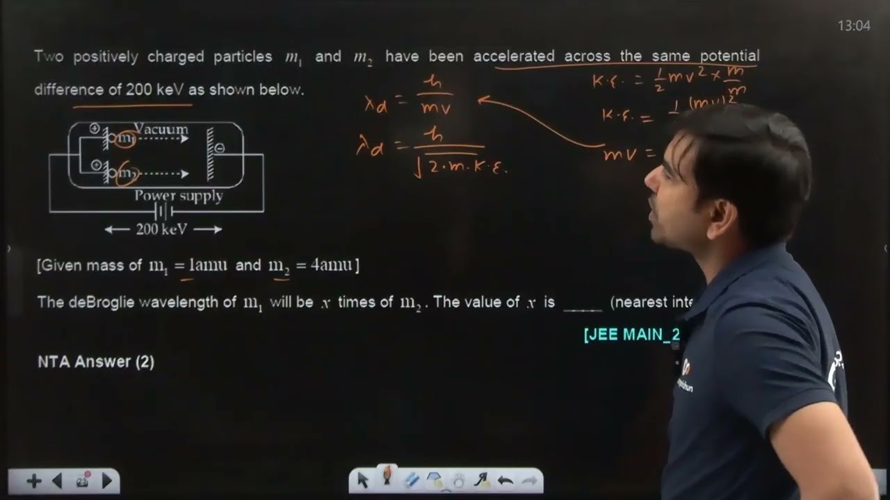 Two positively charged particles  have been  28 JAN 2026 SHIFT-2 JEE MAIN PYQ