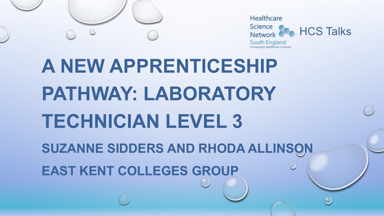 A new Apprenticeship Pathway: Laboratory Technician Level 3
