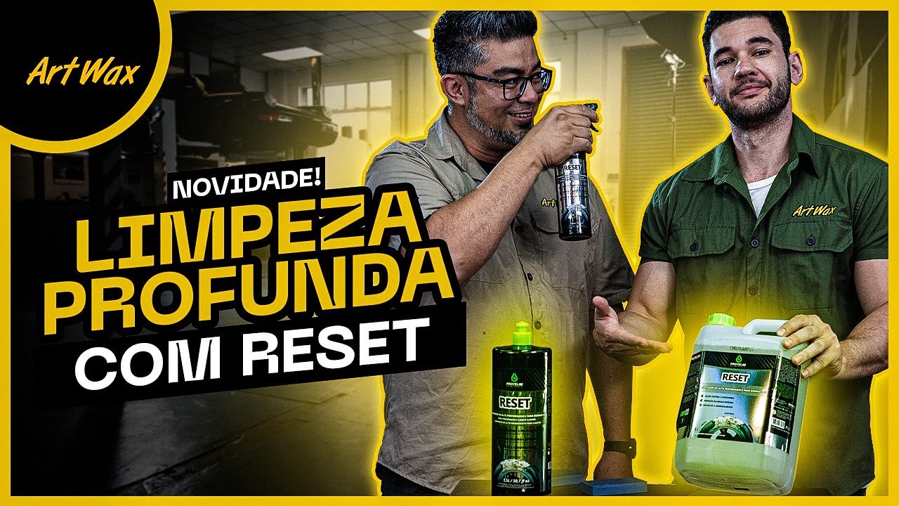Resetar a borracha ? Limpeza Profunda de Pneu com Reset - Protelim