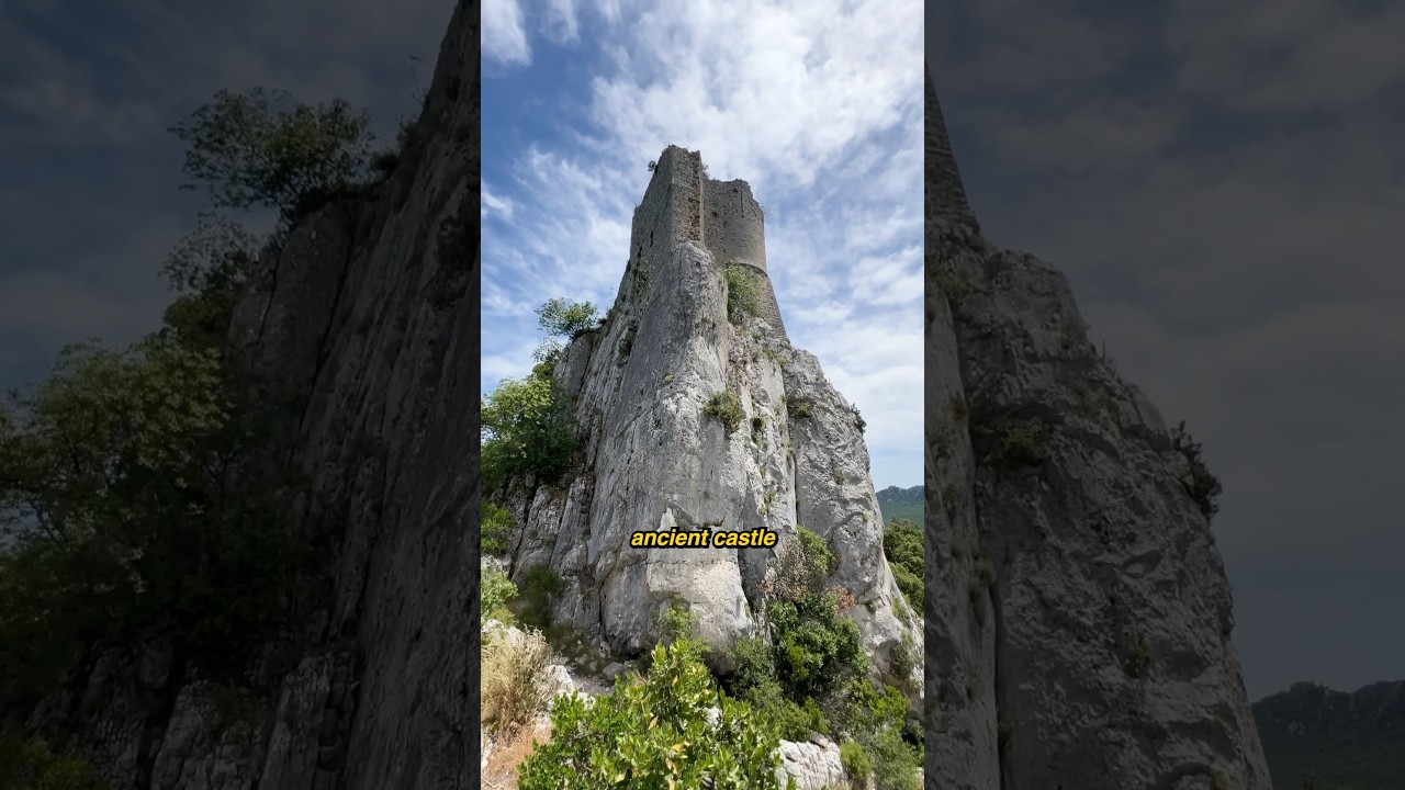 Exploring an ancient castle I found while hiking #castle #hiking #exploring #ancientruins
