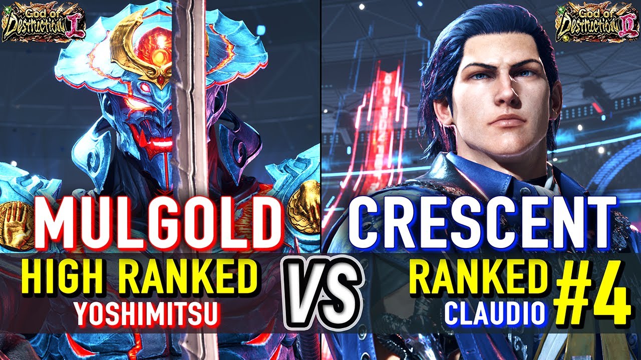 T8 🔥 MULGOLD (Yoshimitsu) vs CRESCENT (#4 Ranked Claudio) 🔥 Tekken 8 High Level Gameplay