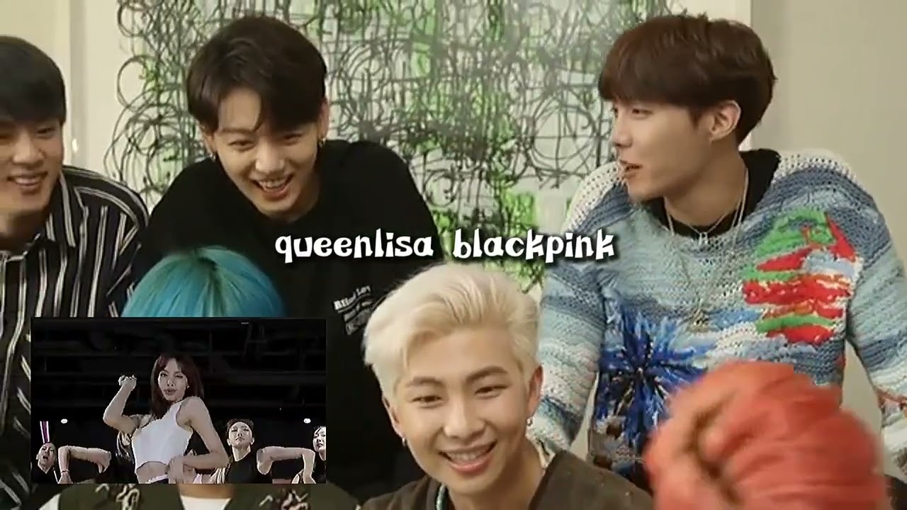 BTS react to BLACKPINK - 'Pink Venom' DANCE PRACTICE VIDEO
