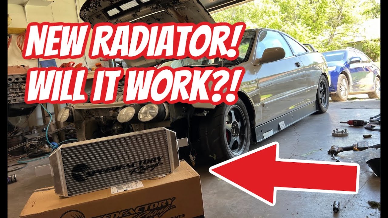 We Got A SpeedFactory Tucked Radiator For The K24 Swapped DC2!