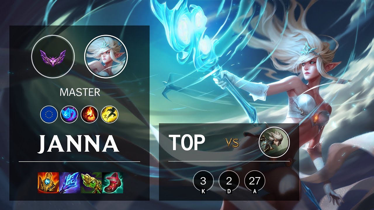 Janna Top vs Camille - EUW Master Patch 12.2