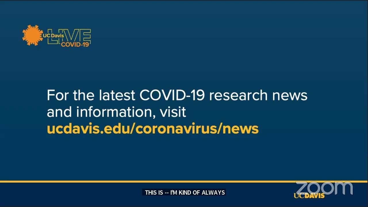 UC Davis Live: Research Health Impacts of Wildfires.