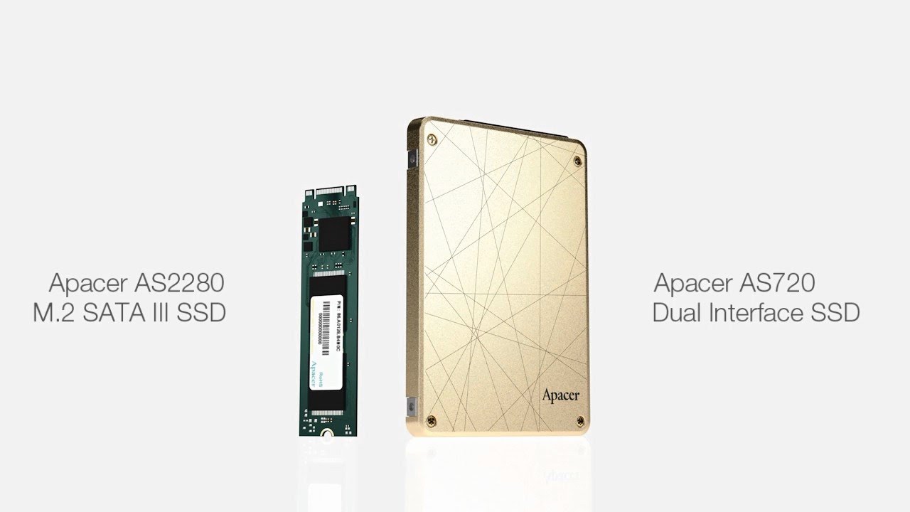 Apacer AS720 Dual Interface SSD & AS2280 M.2 SSD-The Brand-new SSDs Storage Solution