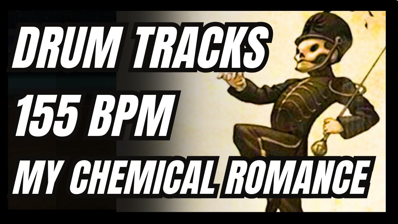 MY CHEMICAL ROMANCE Inspired Drums Only Drum Track - 155 BPM #drumsonly #drumtrack