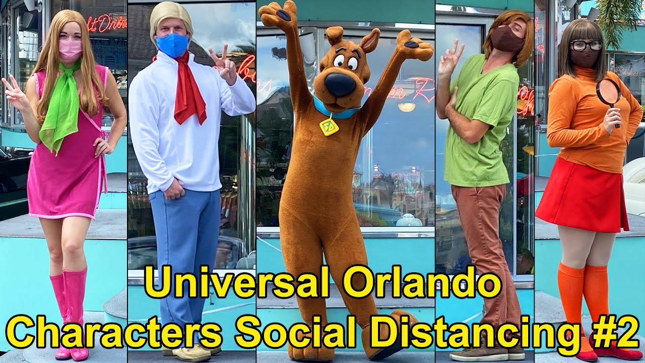 Universal Orlando Character Montage #2 - Greetings w/ Social Distancing & Face Characters With Masks