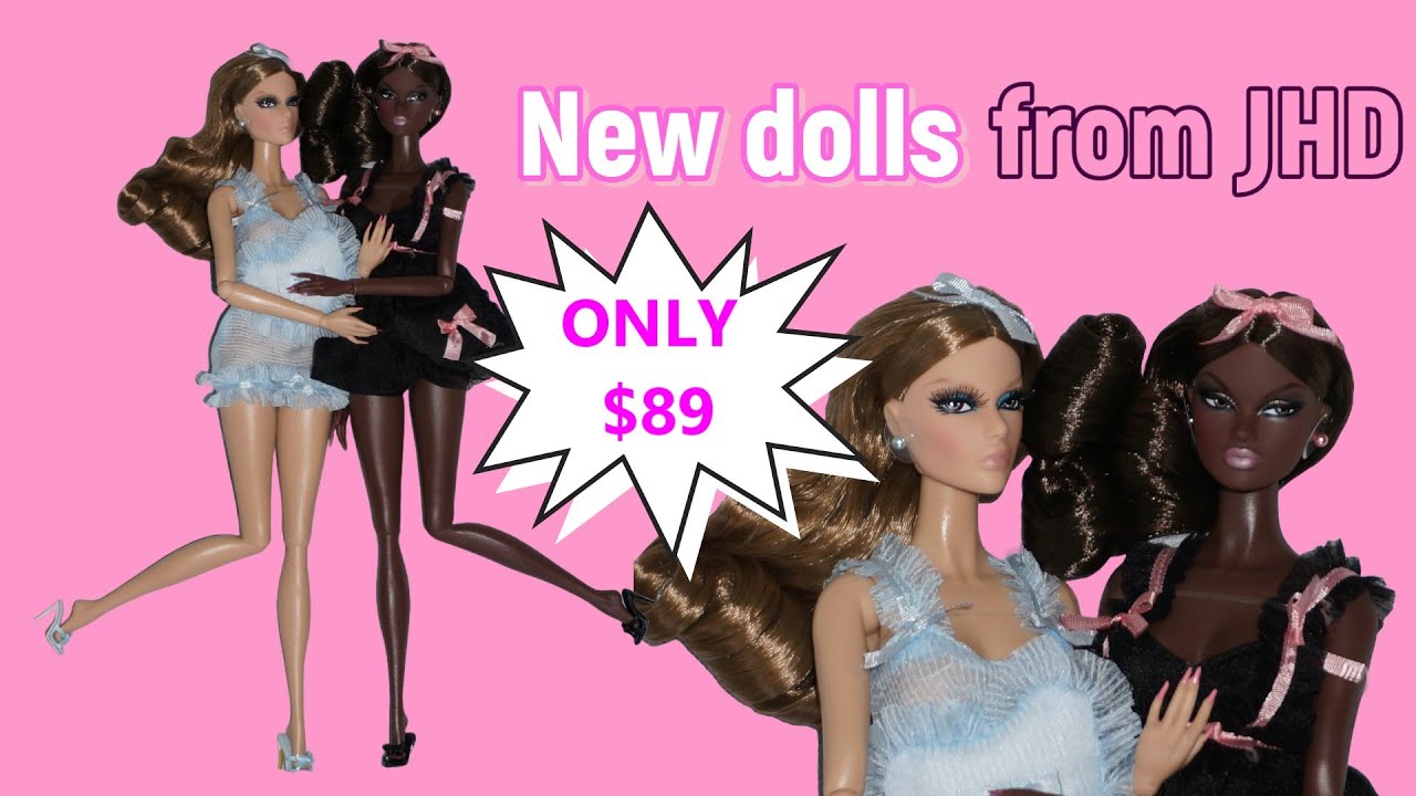 Affordable High-End Fashion Dolls? JHD Girls Night Sindy & Rom Unboxing + Katiegirl Body Review