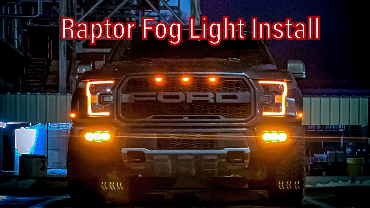 Ford raptor fog light install: Rough country Kit gen 2 raptor