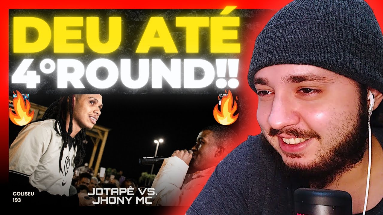 (MAIOR LOUCURA DO ANO 🔥😂) JOTAPÊ (SP) X JHONY MC - 2° FASE - BATALHA DO COLISEU | REACT BAUEB